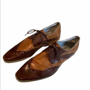 Giovanni “Florence” Leather Modified Wing Tip